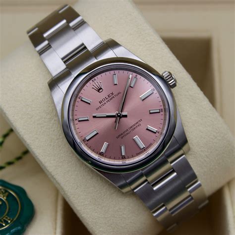 blue dial op rolex|rolex oyster perpetual pink dial.